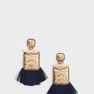 Denim Earring